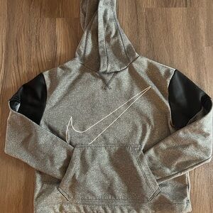 Nike Gray and Black Hoodie